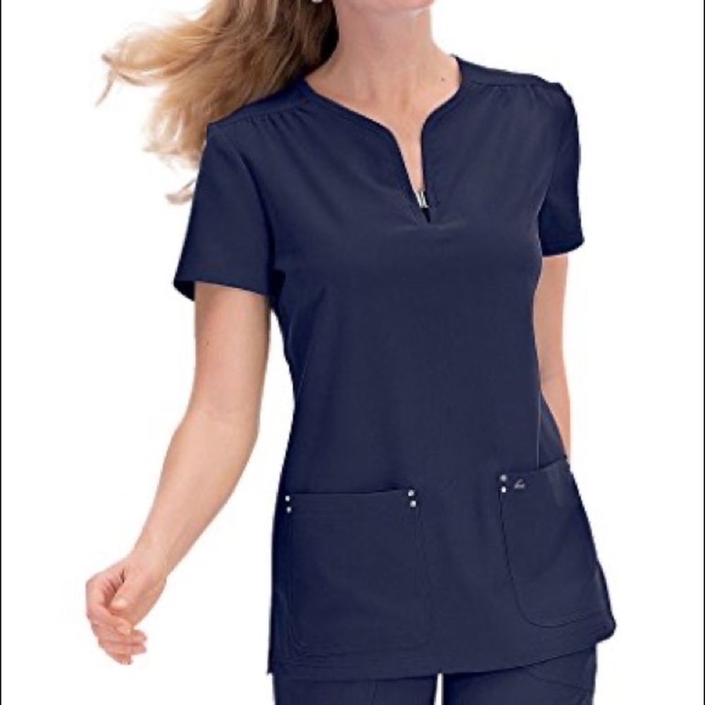 Koi Sapphire Mara Scrub Top
